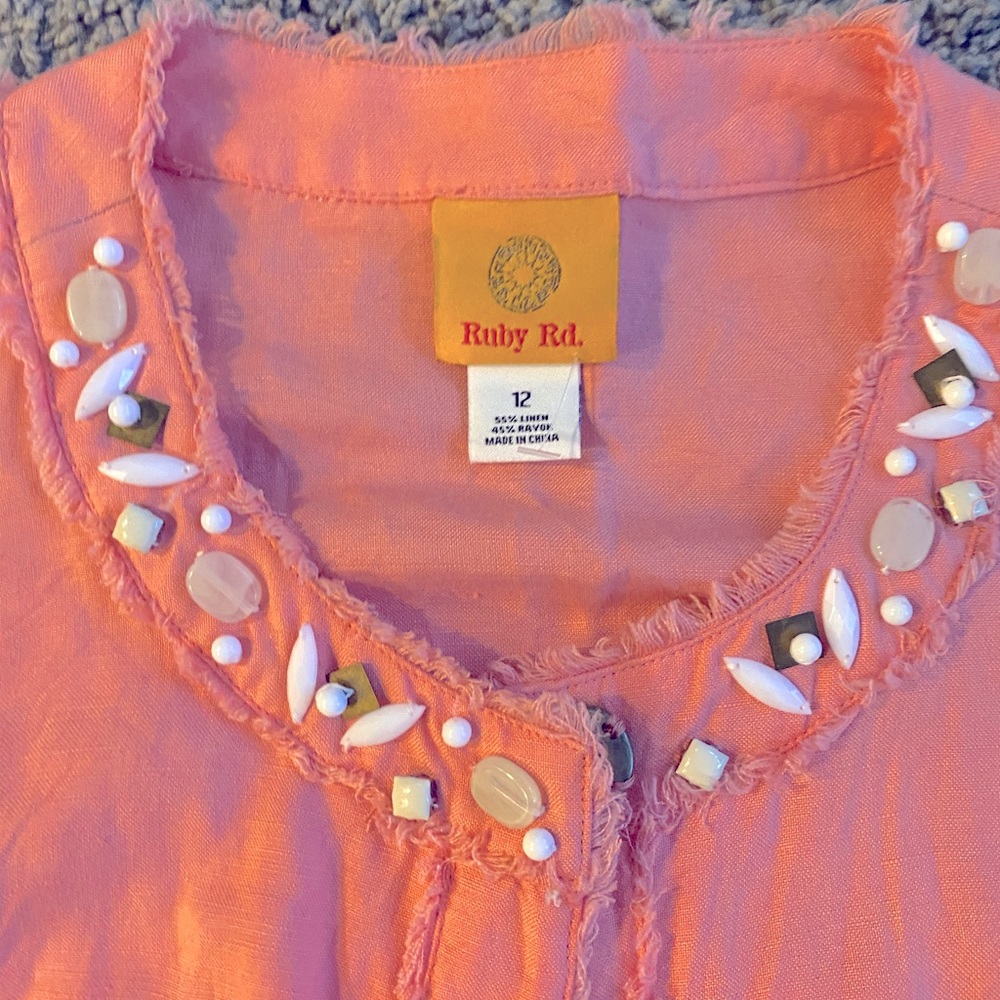 Ruby Rd. Salmon jacket - Picture 2 of 2